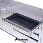 paul evans cityscape mid century chrome and stainless steel credenza
