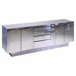 paul evans cityscape mid century chrome and stainless steel credenza