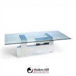 paul evans for directional cityscape mid century chrome dining table