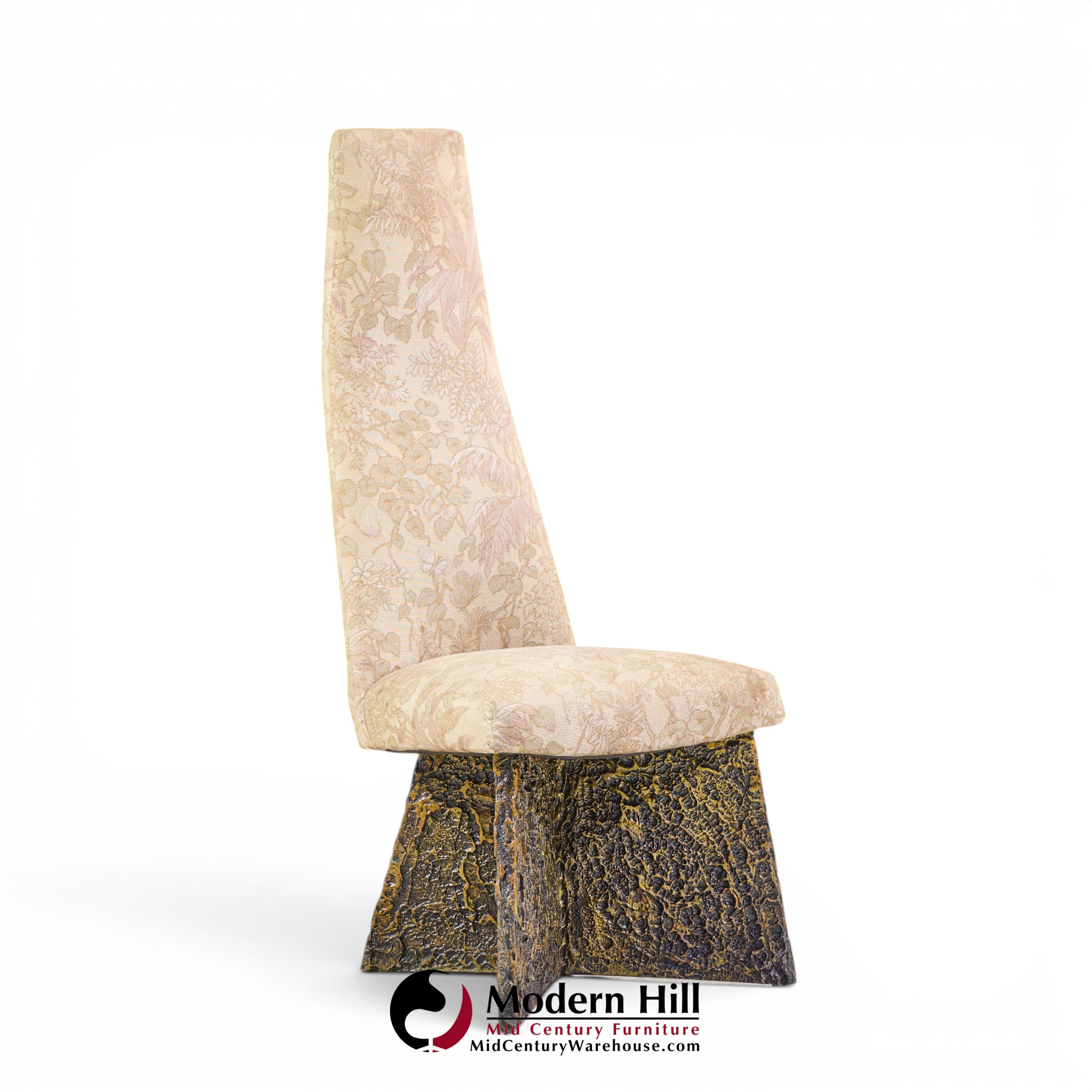 adrian pearsall for craft associates mid century brutalist dining chairs - set of 6