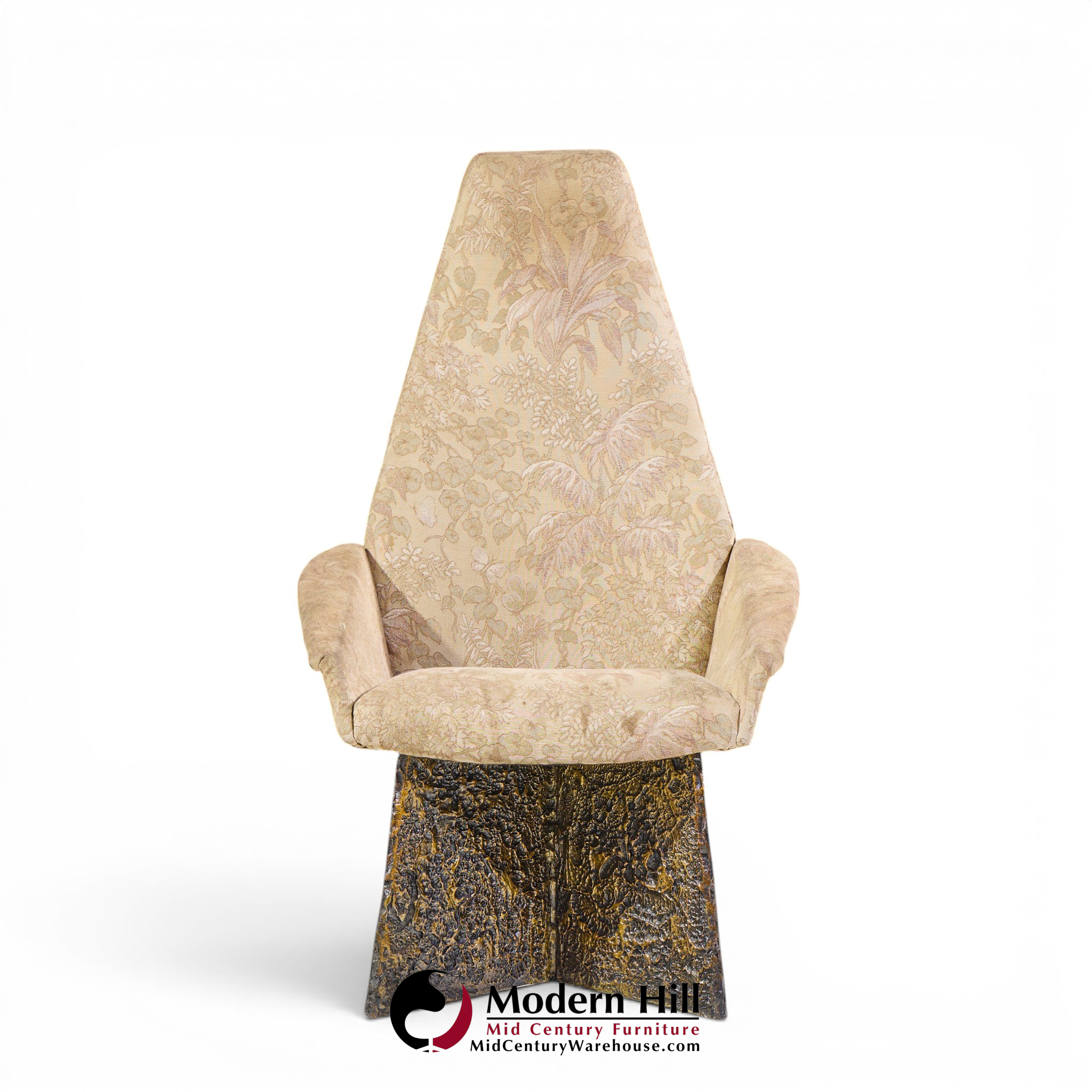 adrian pearsall for craft associates mid century brutalist dining chairs - set of 6