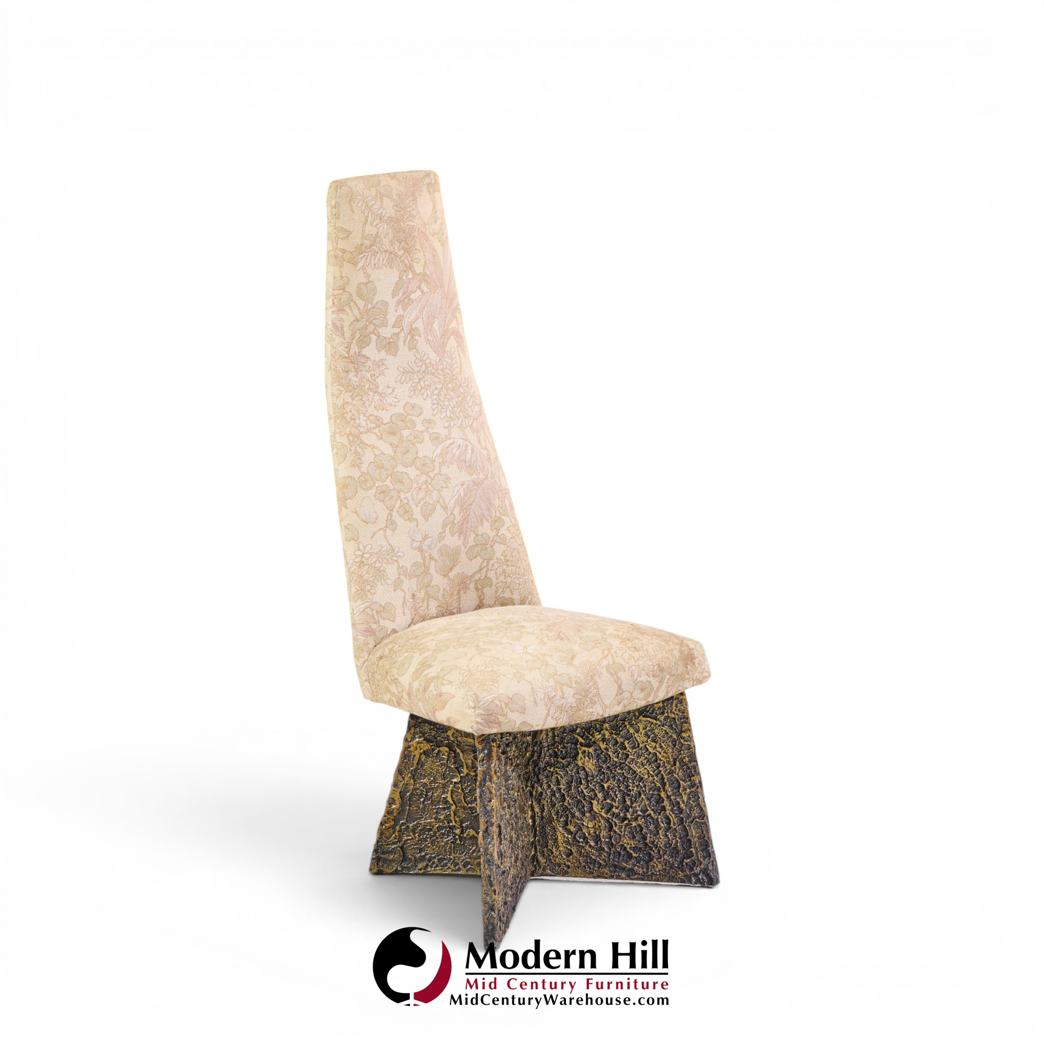 adrian pearsall for craft associates mid century brutalist dining chairs - set of 6