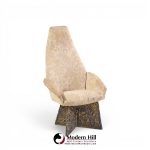 adrian pearsall for craft associates mid century brutalist dining chairs - set of 6