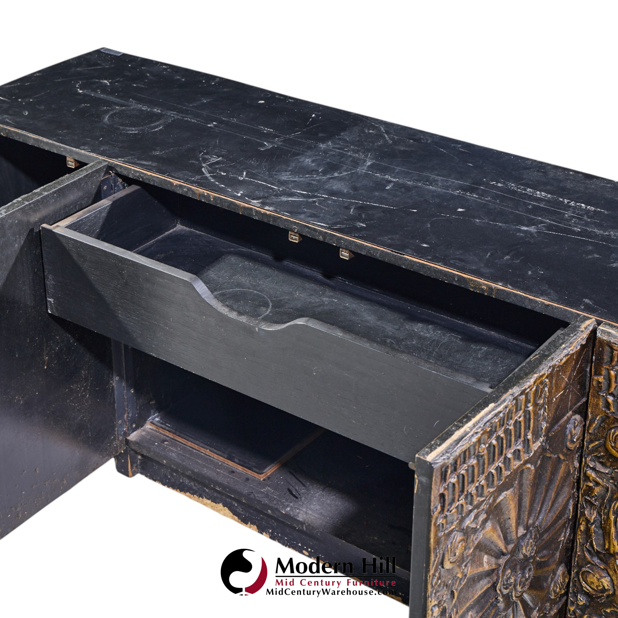 adrian pearsall for craft associates mid century goop brutalist credenza