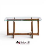 adrian pearsall for craft associates mid century sculptural walnut console table