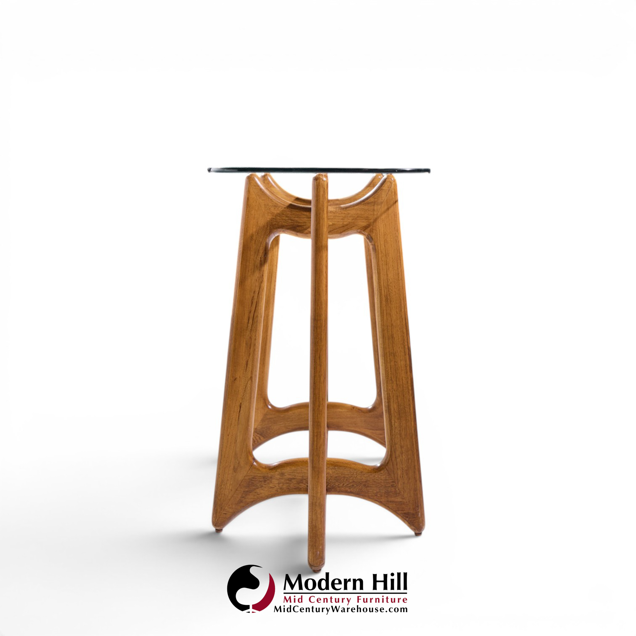 adrian pearsall for craft associates mid century sculptural walnut console table
