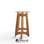 adrian pearsall for craft associates mid century sculptural walnut console table