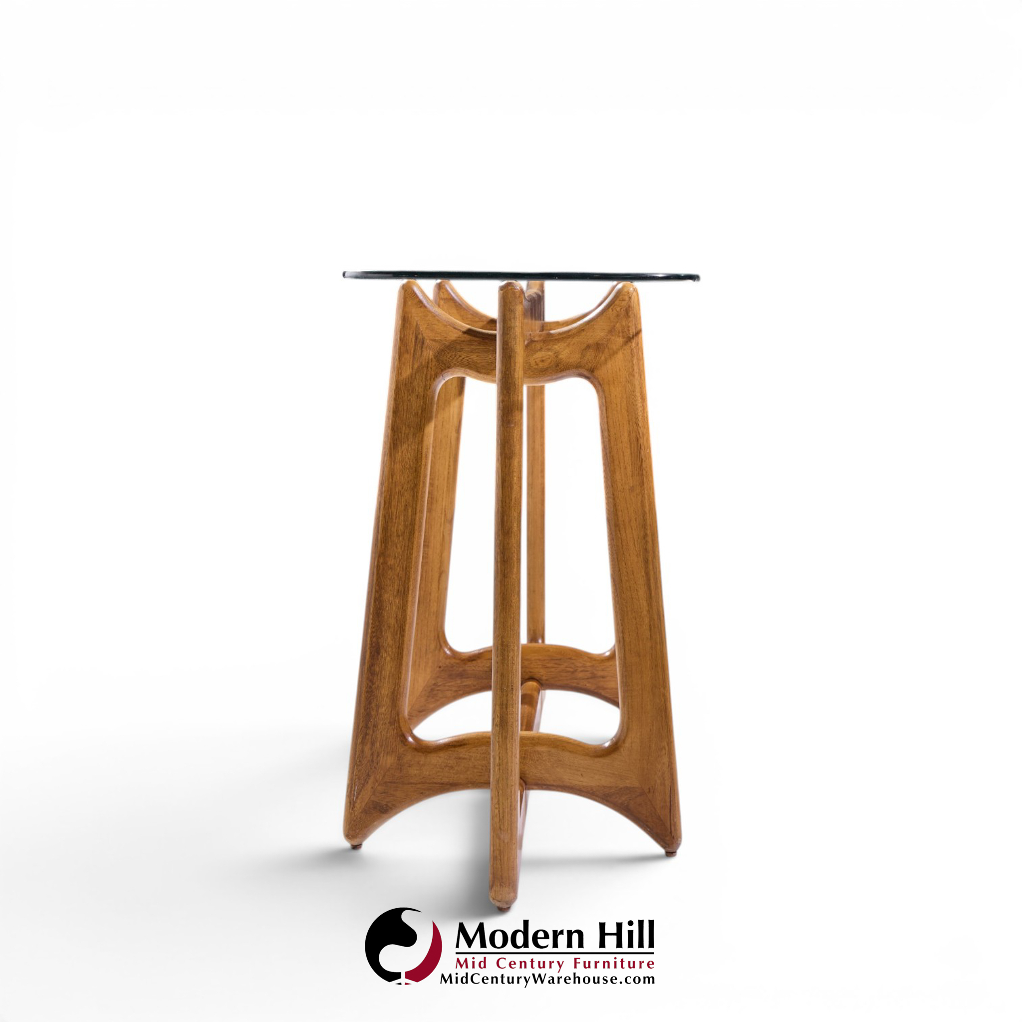 adrian pearsall for craft associates mid century sculptural walnut console table
