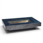 alain delon for maison jansen mid century brass, chrome and lacquered coffee table