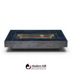alain delon for maison jansen mid century brass, chrome and lacquered coffee table
