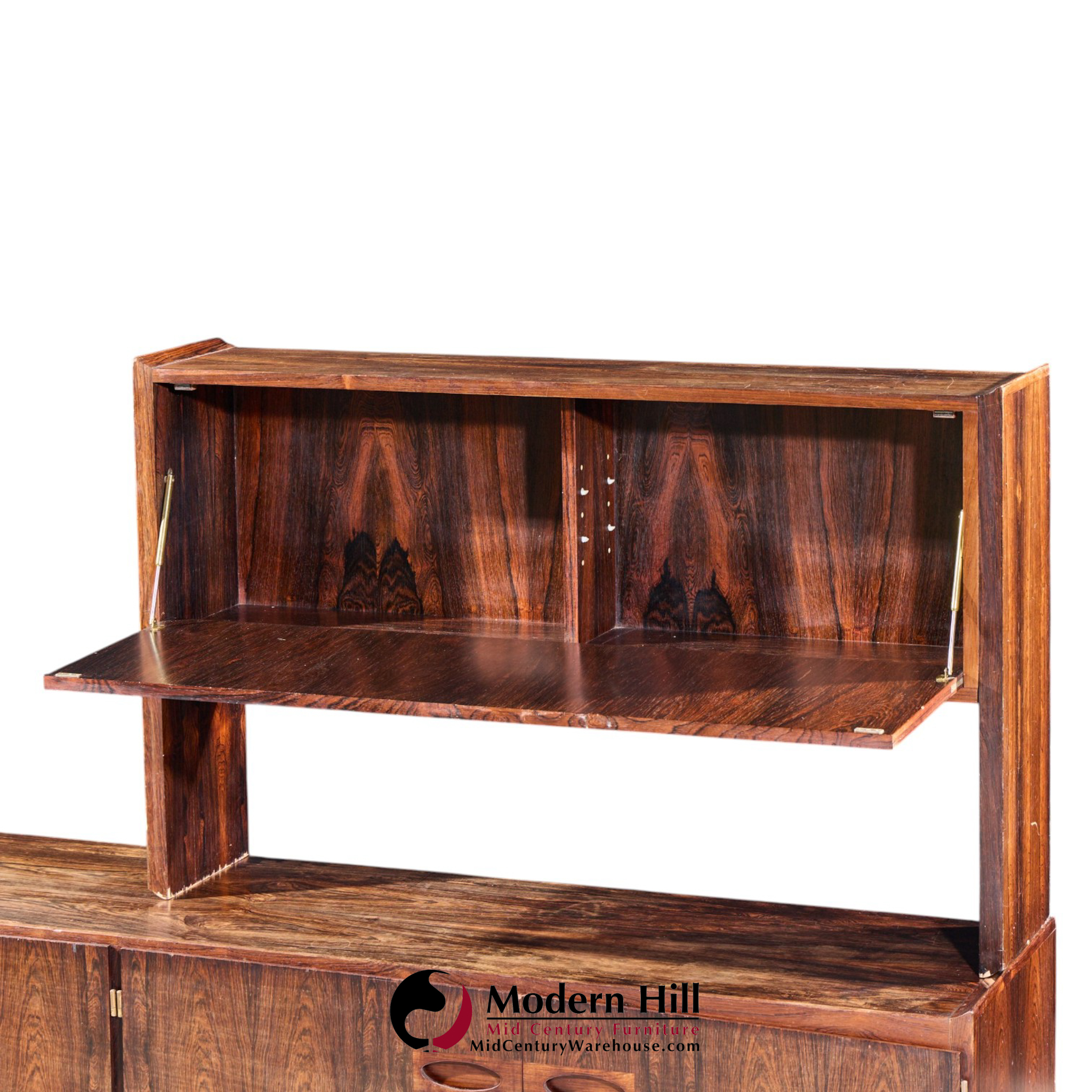 arne hovmand-olsen for mogens kold møbelfabrik mid century danish rosewood credenza and bar hutch