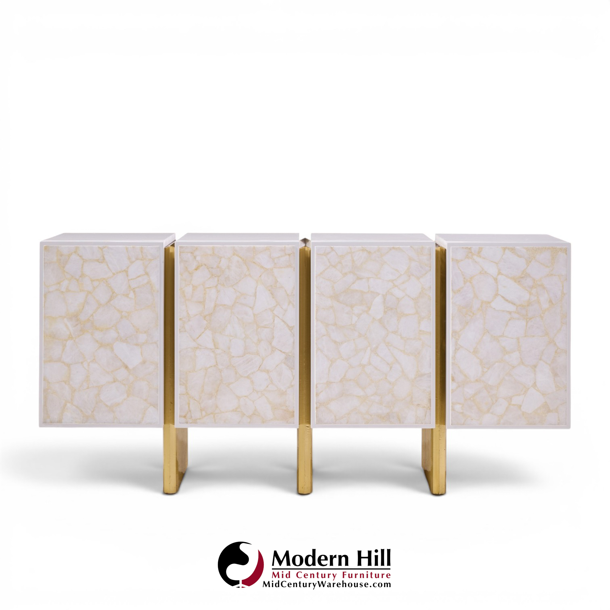 baker kira mid century quartz front sideboard credenza