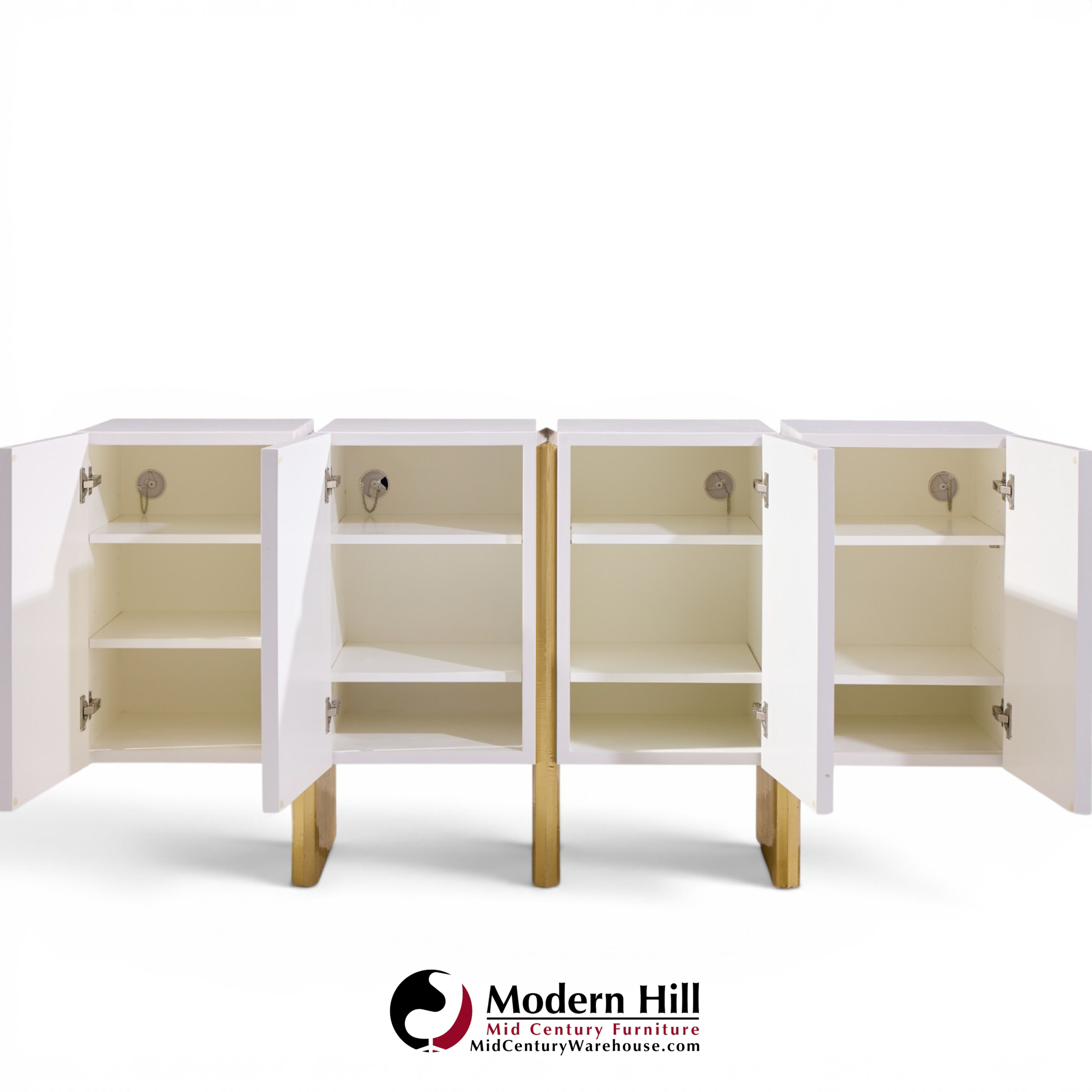baker kira mid century quartz front sideboard credenza