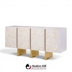 baker kira mid century quartz front sideboard credenza