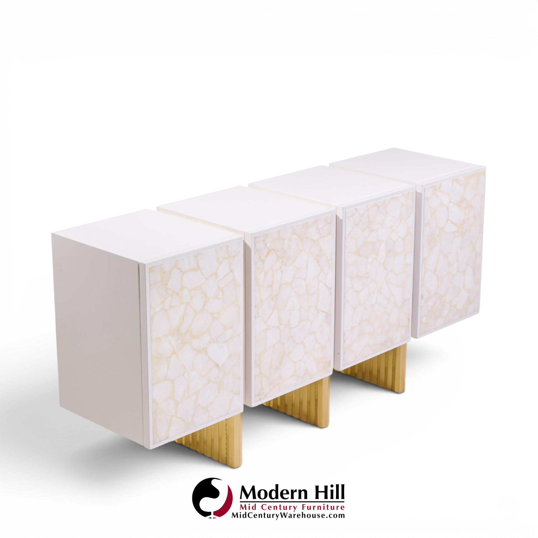 baker kira mid century quartz front sideboard credenza
