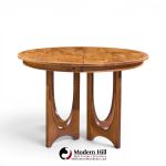 broyhill brasilia mid century dining table with 1 leaf