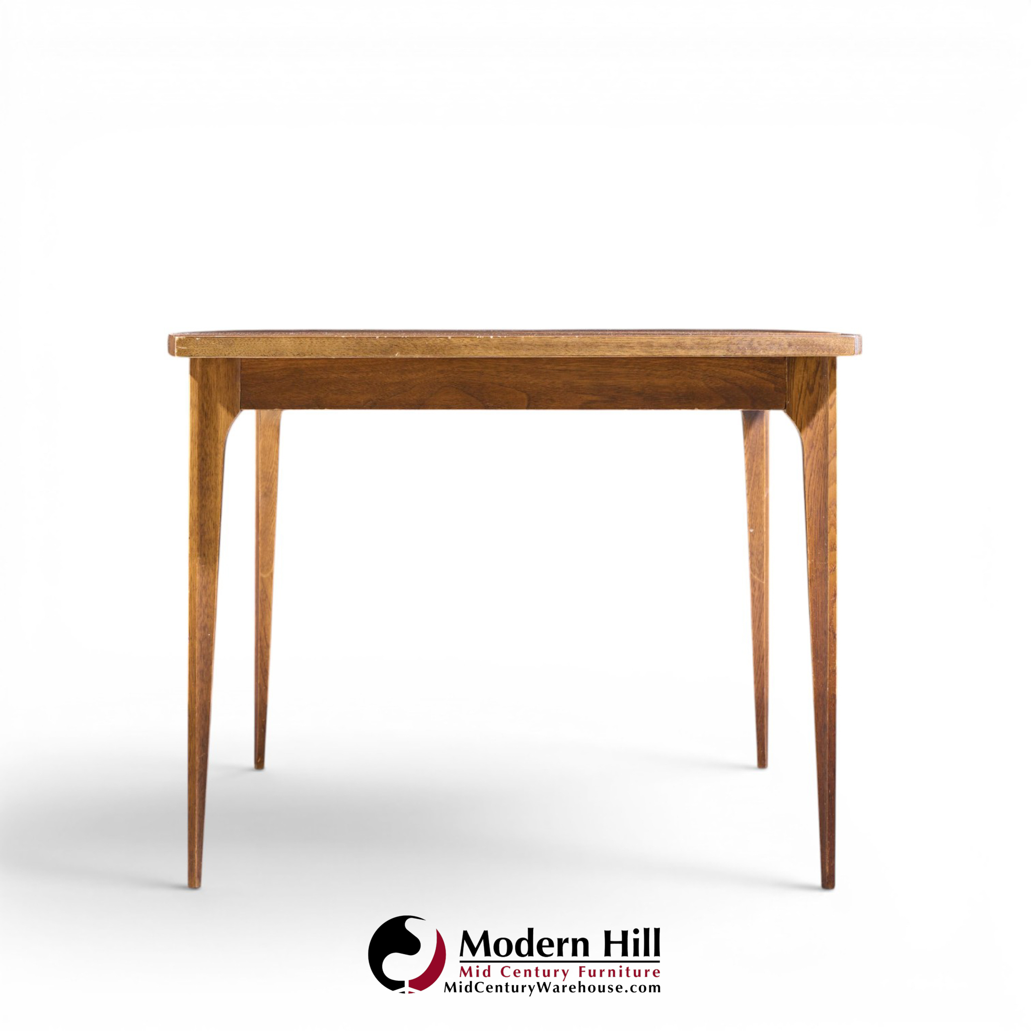 broyhill brasilia mid century dining table with 3 leaves