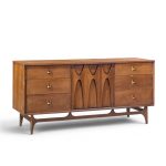 broyhill brasilia mid century lowboy dresser
