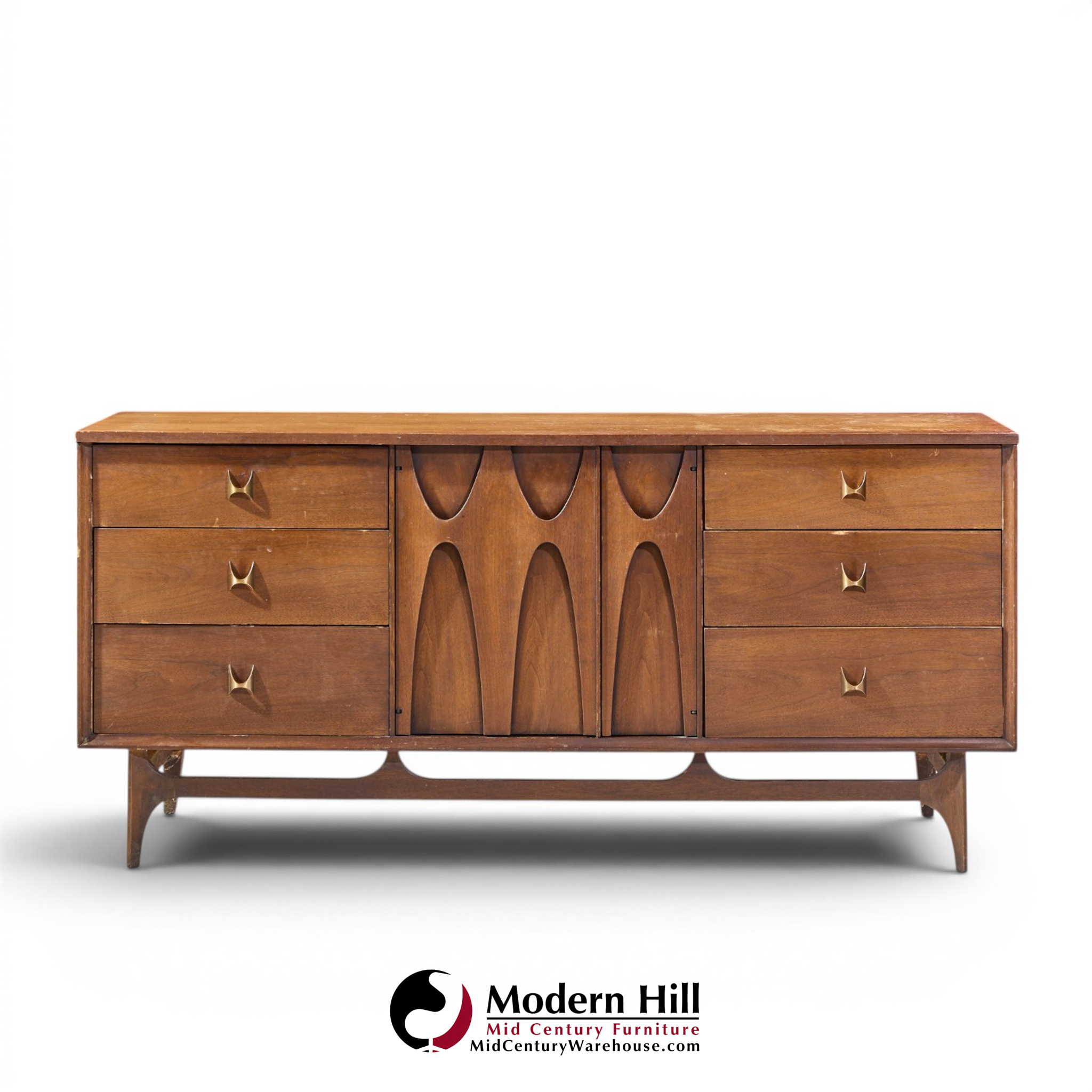 broyhill brasilia mid century lowboy dresser
