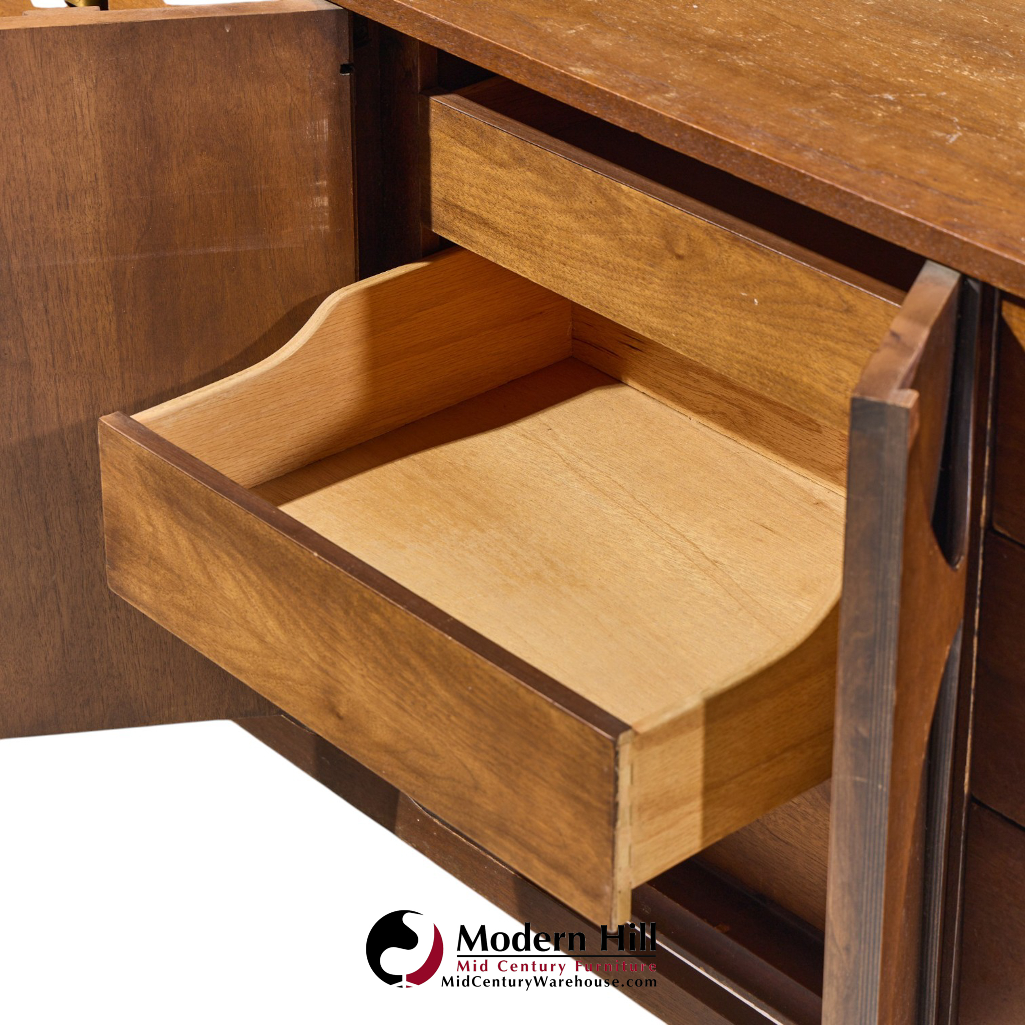 broyhill brasilia mid century lowboy dresser