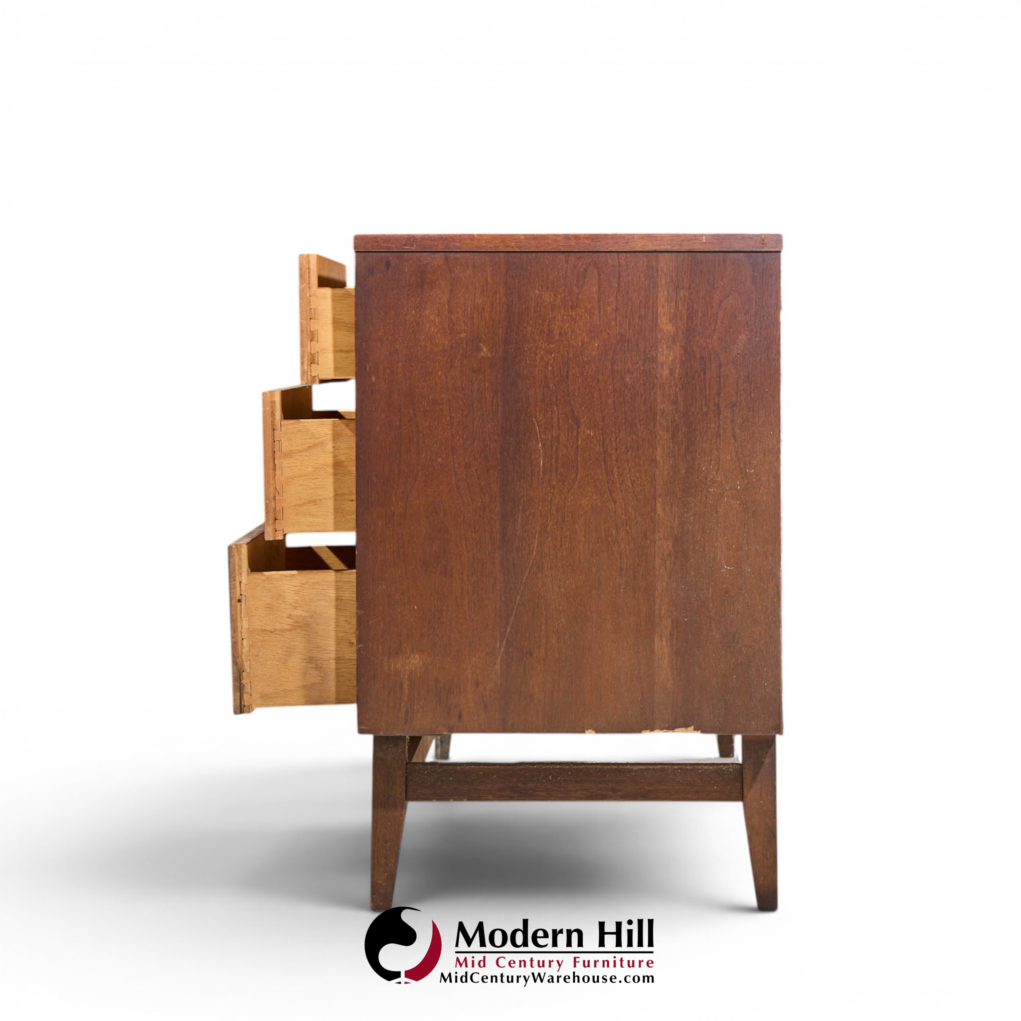 broyhill brasilia mid century lowboy dresser