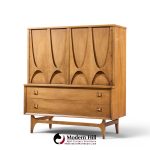 broyhill brasilia mid century walnut gentlemans chest