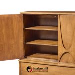 broyhill brasilia mid century walnut gentlemans chest