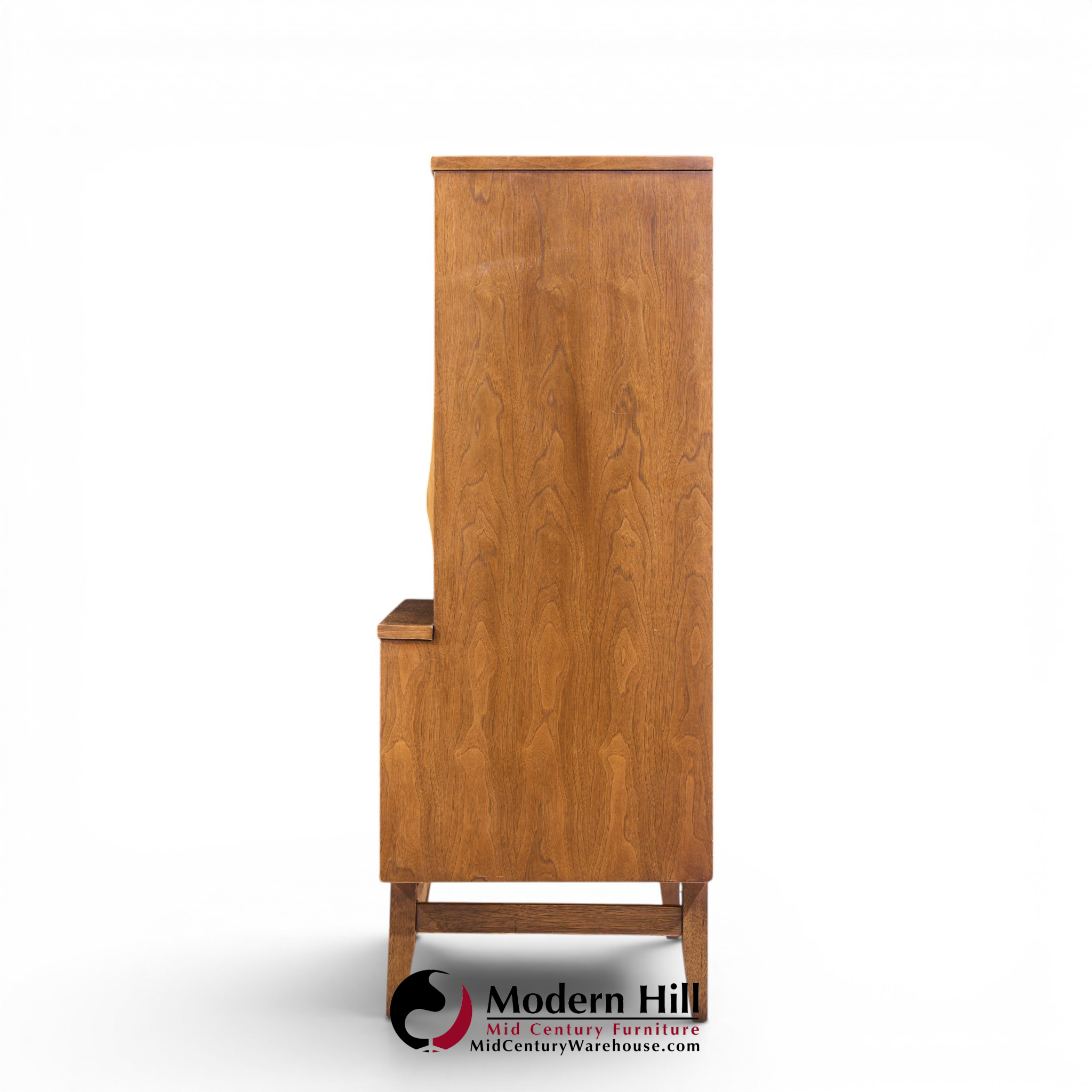 broyhill brasilia mid century walnut gentlemans chest