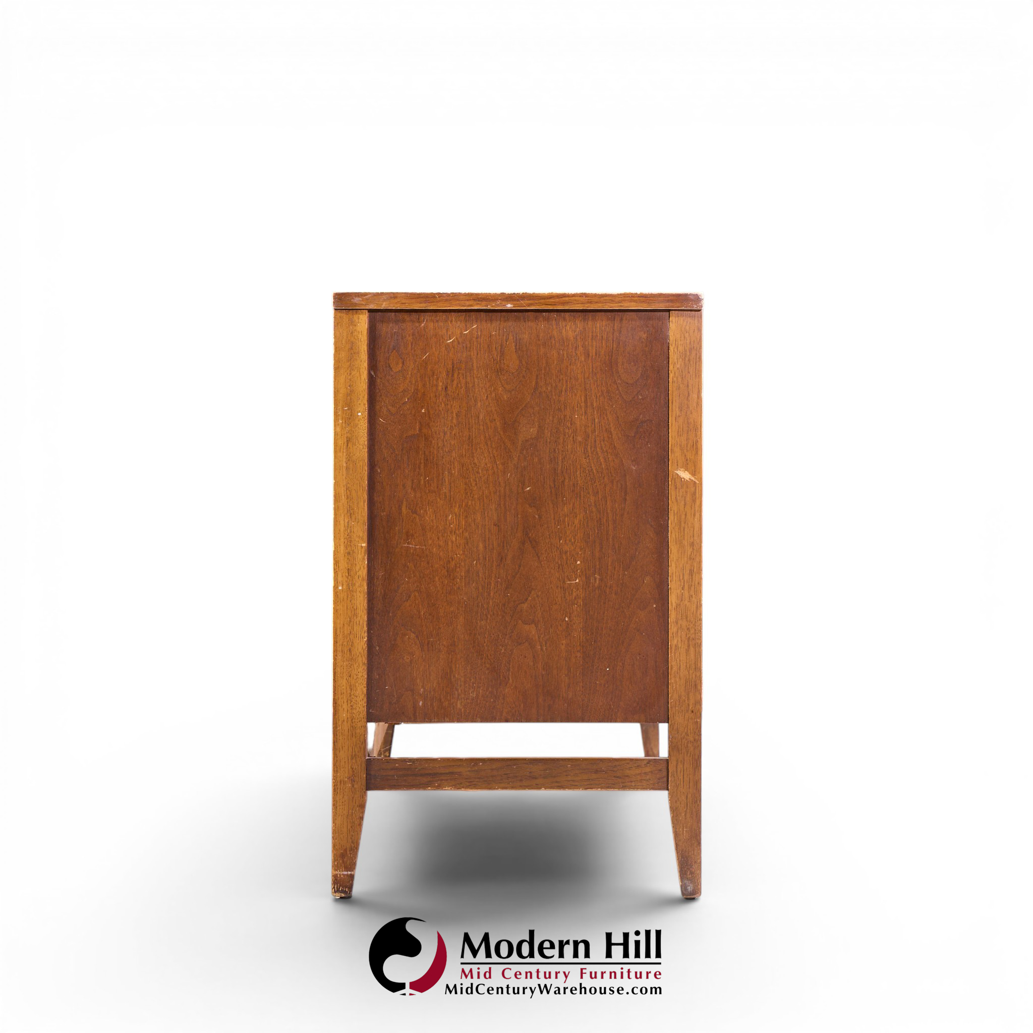broyhill brasilia mid century walnut and brass credenza and hutch