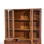 broyhill brasilia mid century walnut and brass credenza and hutch