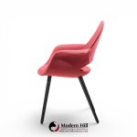 charles eames & eero saarinen for vitra organic mid century dining chairs - set of 6
