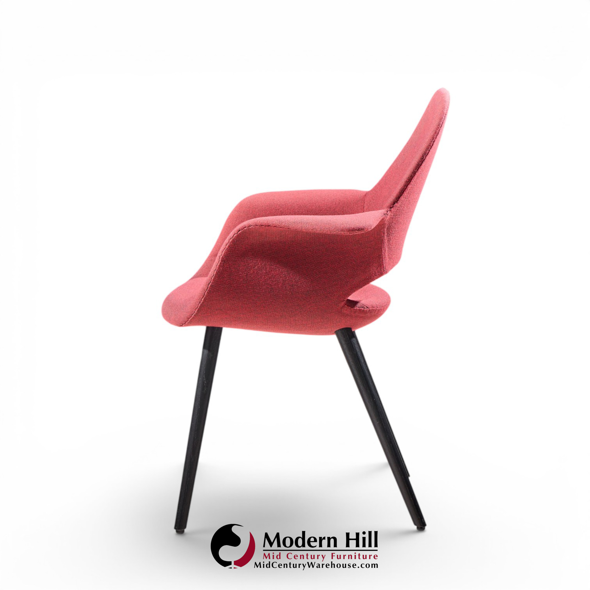 charles eames & eero saarinen for vitra organic mid century dining chairs - set of 6
