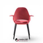 charles eames & eero saarinen for vitra organic mid century dining chairs - set of 6