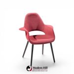 charles eames & eero saarinen for vitra organic mid century dining chairs - set of 6
