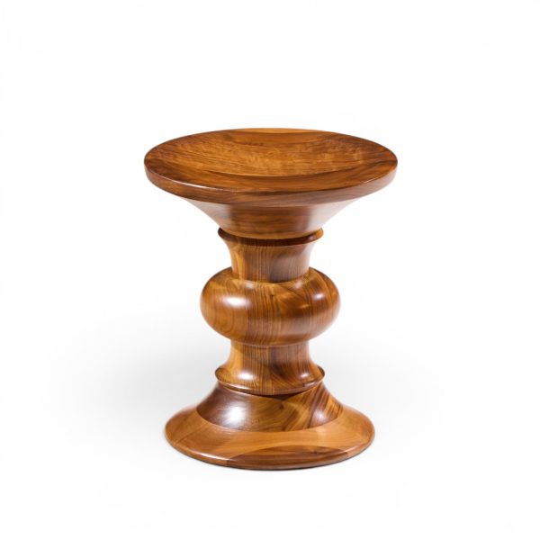 charles & ray eames for herman miller mid century walnut time life stool