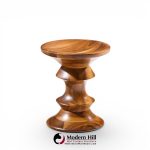 charles & ray eames for herman miller mid century walnut time life stool