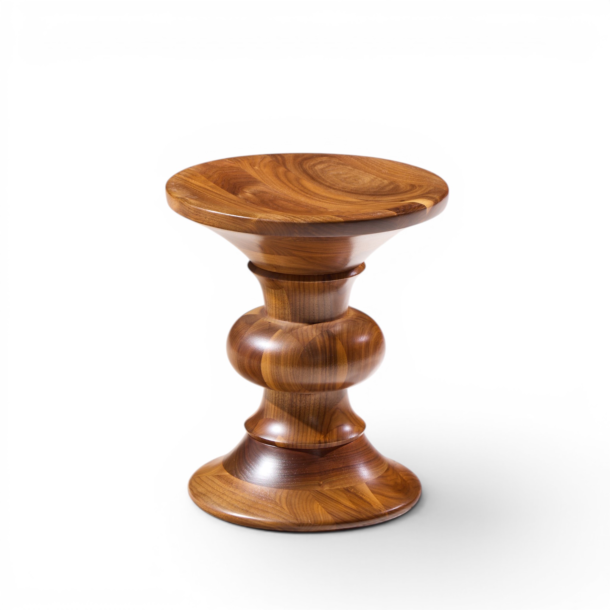 charles & ray eames for herman miller mid century walnut time life stool
