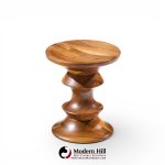 charles & ray eames for herman miller mid century walnut time life stool
