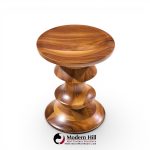 charles & ray eames for herman miller mid century walnut time life stool