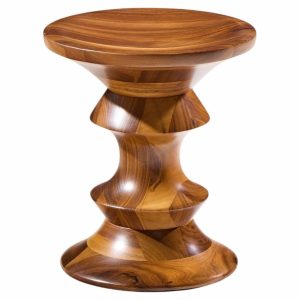 charles & ray eames for herman miller mid century walnut time life stool