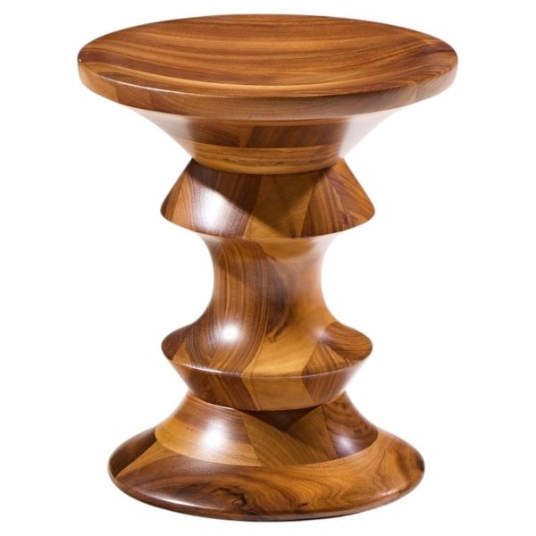 charles & ray eames for herman miller mid century walnut time life stool