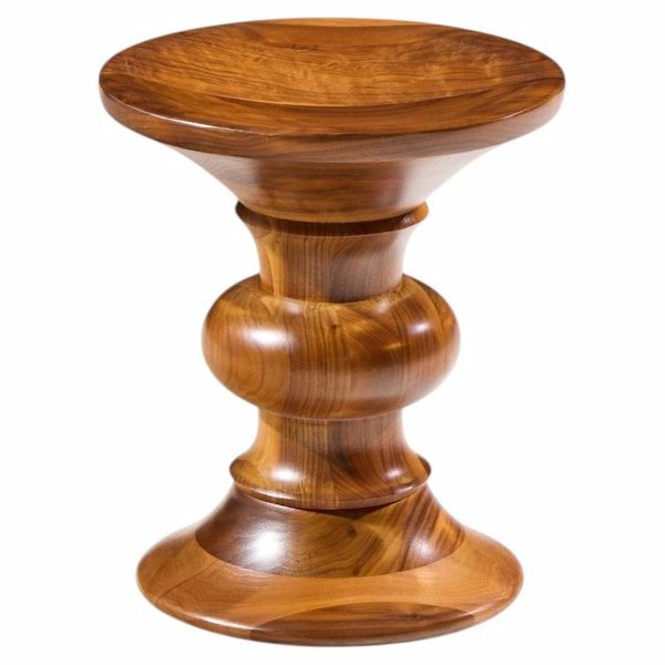 charles & ray eames for herman miller mid century walnut time life stool