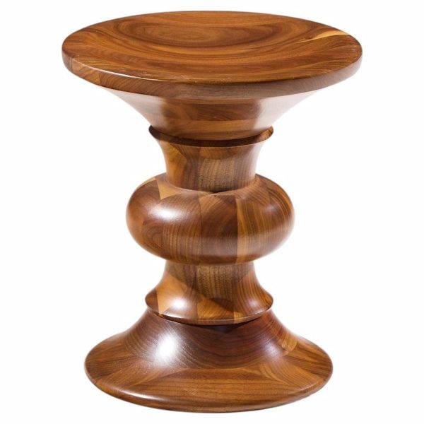 charles & ray eames for herman miller mid century walnut time life stool