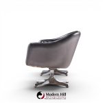chromcraft mid century tufted sofa