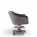 chromcraft mid century tufted sofa