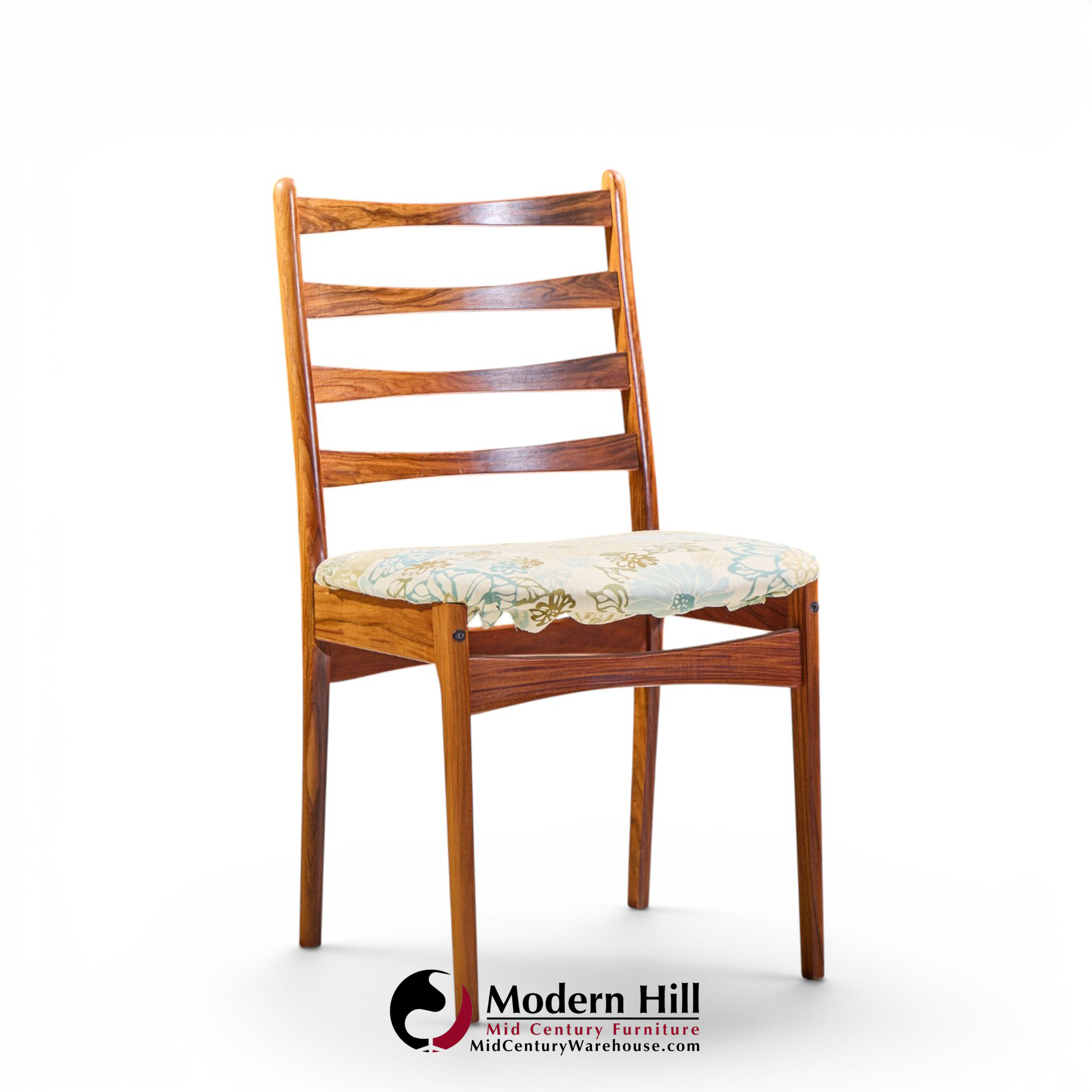dyrlund style mid century rosewood dining chairs- set of 6