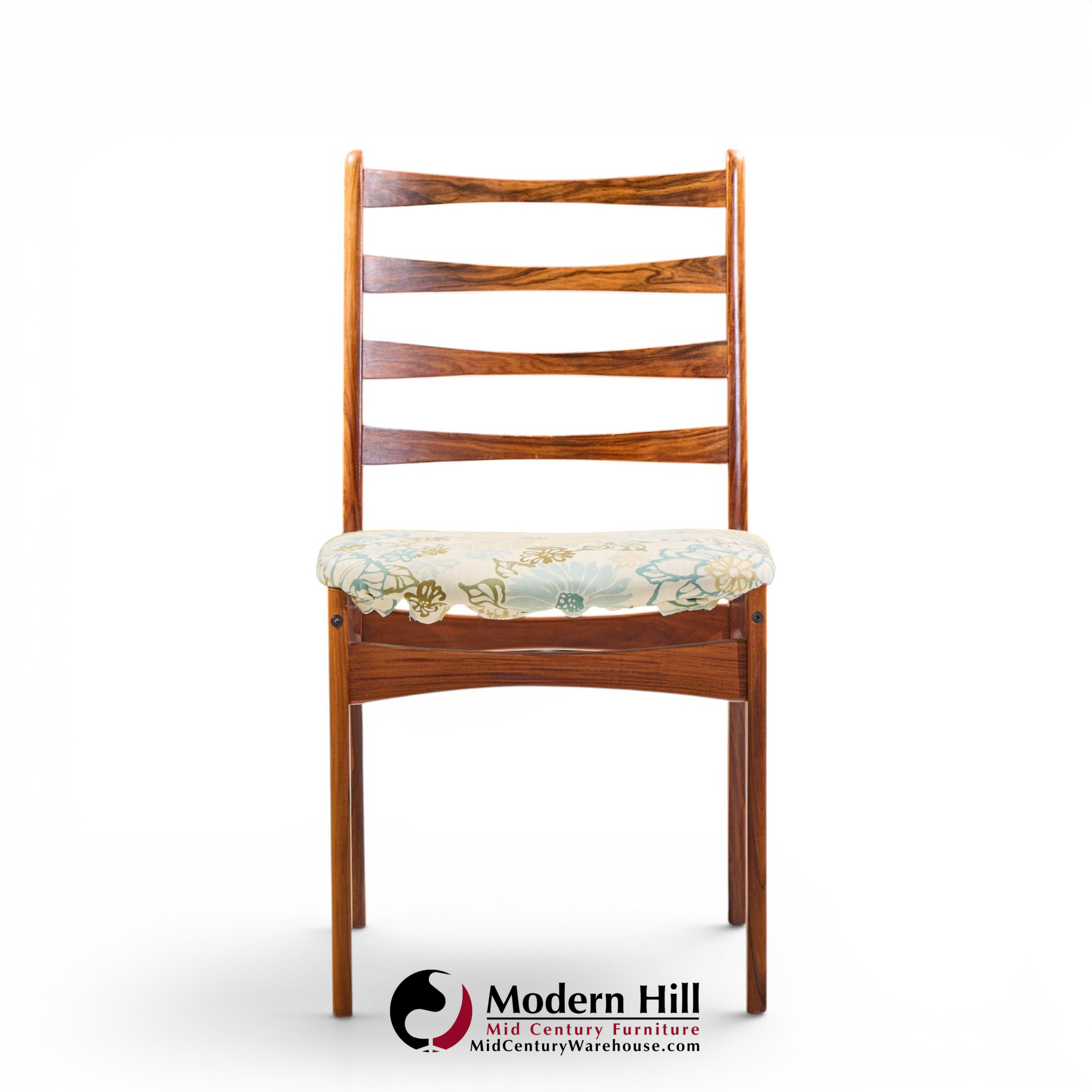 dyrlund style mid century rosewood dining chairs- set of 6
