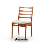 dyrlund style mid century rosewood dining chairs- set of 6