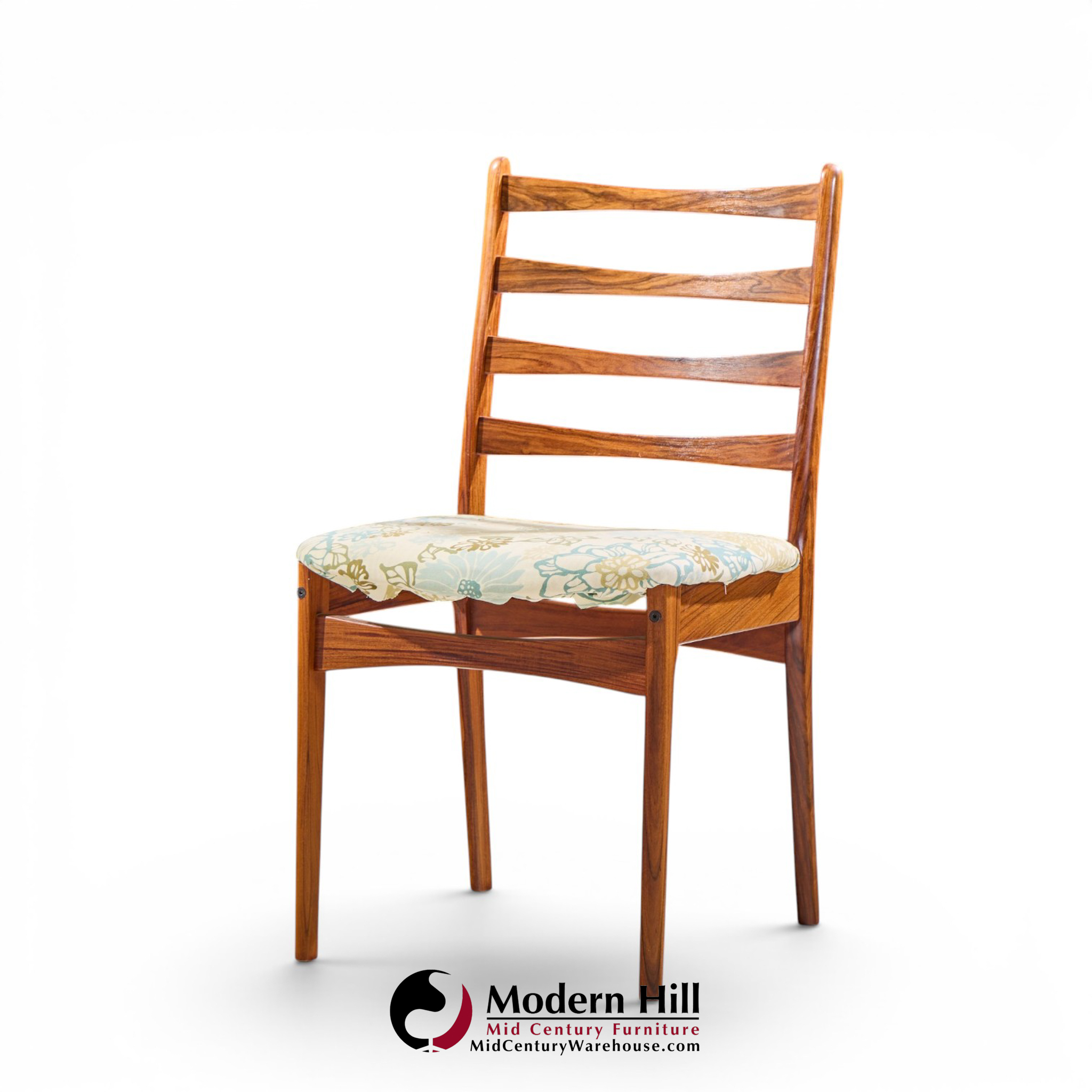 dyrlund style mid century rosewood dining chairs- set of 6