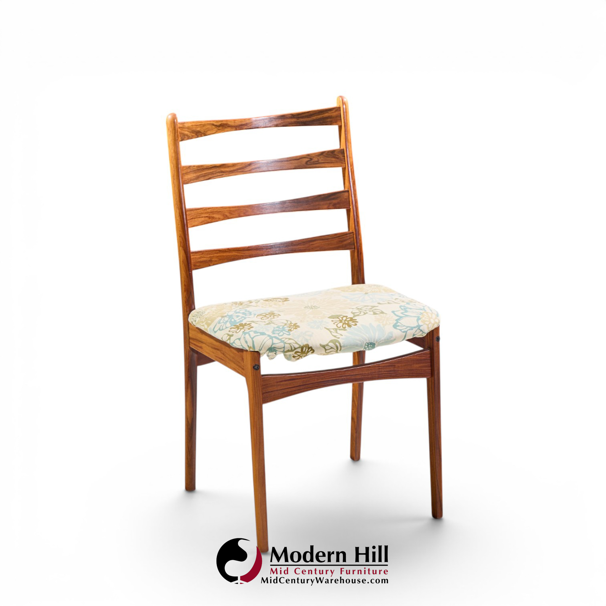 dyrlund style mid century rosewood dining chairs- set of 6